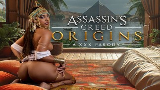 Claire Black als Kleopatra ist bereit, einen mächtigen Deal in ASSASSIN'S CREED ORIGINS A XXX auszuhandeln