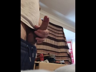 Afternoon Hand Job Cum on Camera using Strawberry Lube