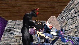 Криптофантазия с кляпом во рту секс-машина, в БДСМ комнате