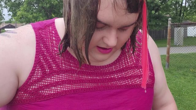 Trans Gets Soaked in 3 Gallons of Piss in Public