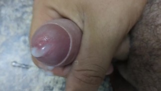 Solo Jerk Close Up Cum Shot