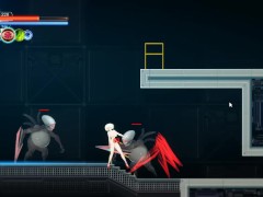 cute 2b blondie fucked by 2 fat aliens