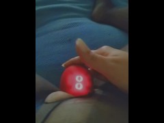 Playing with my rose in pantyhose pt1