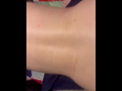 Slave taking backshots