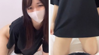 彼Tっぽい、ぎりぎりパンツが隠れるくらいのダボダボシャツを着てバイブオナニー(素人個人撮影/巨乳/デカ尻/乳首/美女/可愛い/日本人OL/顔出し/スマホ撮影/自撮り/下着/Japanese/asian