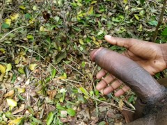 Dick Slapping Jamaican Solo Male Stroke his Big Veiny Cock 4 days after huricane beryl