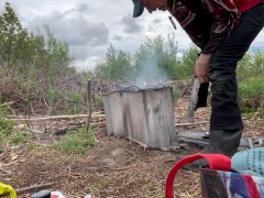 Part 1 Outdoor Bush Survival Cooking