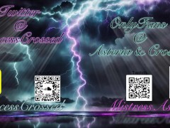 Princess Crossed Femboy Music Video Ends with a lot of CUM