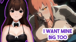 I Guess Denji Is Finally Standing Up For Himself Even Though HENTAI Vtuber Because Big Titty Makima Is So Hot