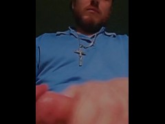 Biggest Monster Cock Hawk Tuah Cums All Over My dick and Arms