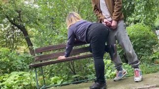 Son-in-law loves cumming on the fat sexy ass of his horny mother-in-law in jeans