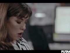 Slutty Employee Interrupts Boss’s Video Call By Sucking Her Dick TRAILER - Screenshot 5 of 16 - Office