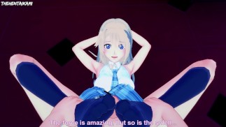 Namine z Kingdom Hearts daje ci footjob hentai POV