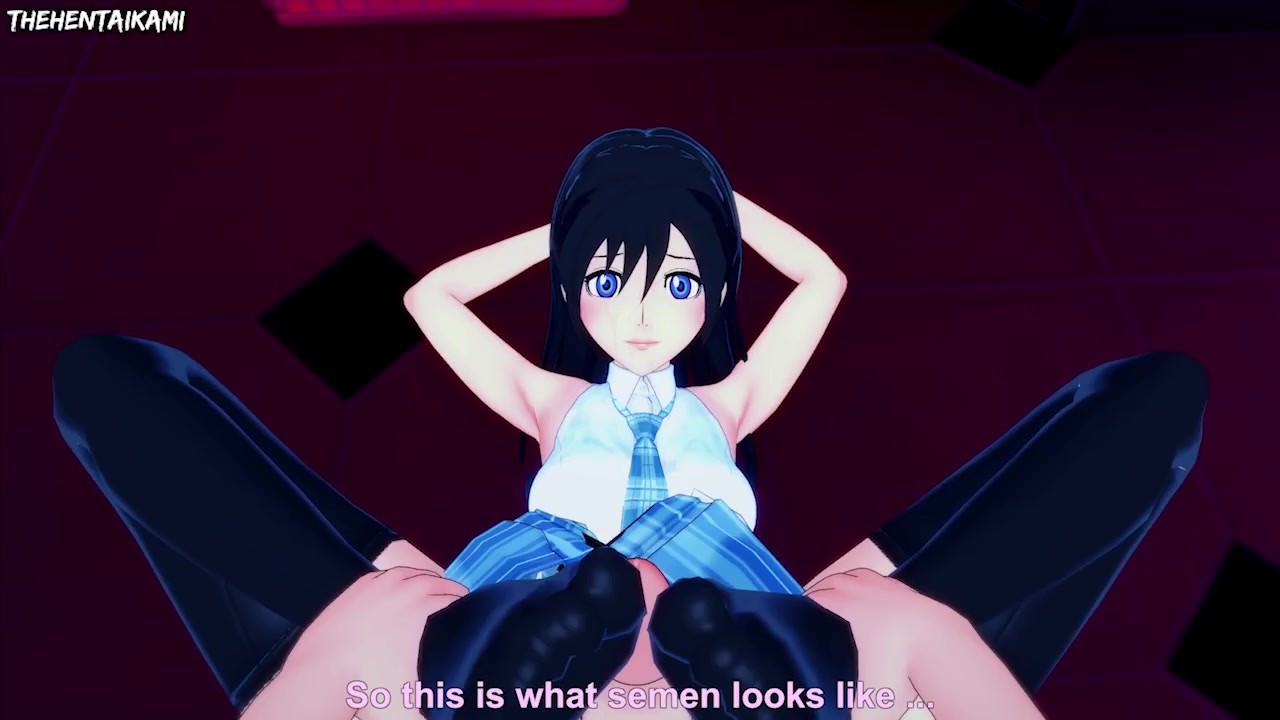 Xion z Kingdom Hearts daje ci footjob hentai POV