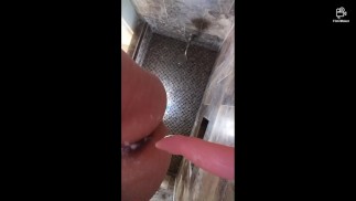 Анальный дилдо с кремпаем