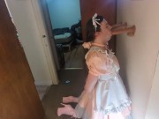 Sissy Katya's throat training