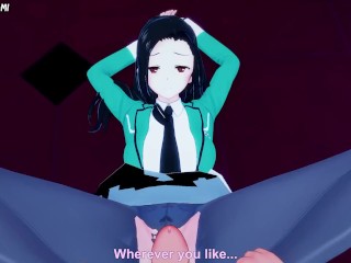 Saegusa Mayumi from Mahouka Koukou no Rettousei gives you a Footjob Hentai POV