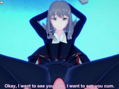 Yume Minami from SSSS Gridman Gives You A Footjob Hentai POV