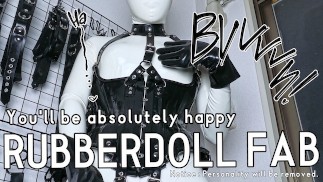 [Latex] Weiße Latexpuppe Vibrator Masturbation