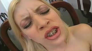 Leah Luv enjoys creampie after pleasuring her cock