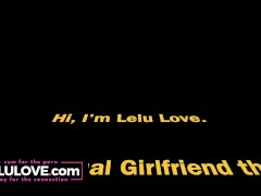 Big tits babe pussy farts & queefs on live cam after vibrator masturbation BJ creampie - Lelu Love