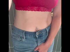 Full bladder release in jeans 4/16