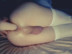 Hot Wet Sissy's Ass All Become Red