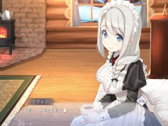 【ソフィアとの秘密 実況(体験版)】爆乳メイドとイチャラブモーションアニメ同人エロゲー。見抜きさせてくれたりパイズリしてくれたり・・ 1/16