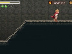 【#01 ゆうわく淫魔城 実況(体験版)】逆レドットアニメーションのファンタジーエロゲー。巨乳女神官や女剣士に抜かれちゃう。(ステージ1) 11/16