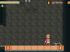 【#01 ゆうわく淫魔城 実況(体験版)】逆レドットアニメーションのファンタジーエロゲー。巨乳女神官や女剣士に抜かれちゃう。(ステージ1) 13/16