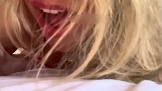 NAUGHTY FACE! I came so much when he shoved his big dick into my tight pussy