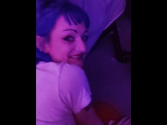 Tattooed Alt Spinner has Her Ass Used as a Urinal - Screenshot 4 of 16 - Ass To Mouth