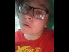 Chubby Nerd Ass Teasing Tiny Skirt - Screenshot 11 of 16 - Bbw