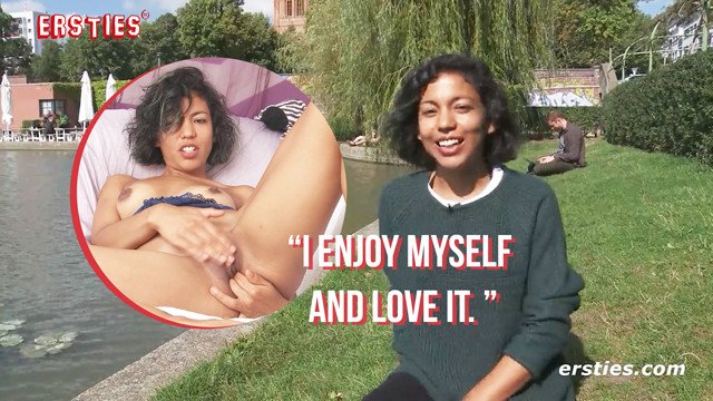 Ersties - Lina is from Mexico and is very good at masturbating