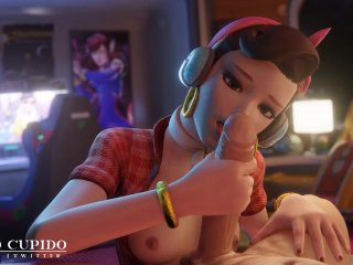 [Compilation]Your Dick is Under Arrest Blowjob team [Grand Cupido]( Overwatch )