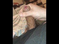 Handjob while thinking about my neighbours tight pussy