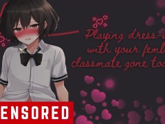 ASMR Femboy classmate dress up gone wrong