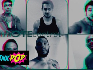 TWINKPOP - Смотрите, как шесть самых горячих жеребцов вытаскивают свои члены и играют перед камерой