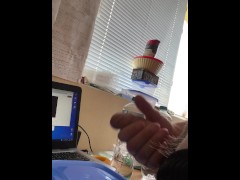 Trying to make my penis pee cum