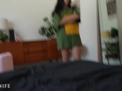 British STEP-SIS forgot to wear panties to bed - Gal Ritchie - Screenshot 5 of 16 - British Accent