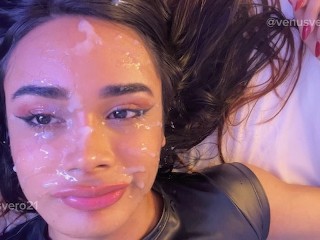 Hot Transgirl HUGE self Facial Venusvero21