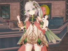 【原神 ナヒ－ダ(大人)】3Dエロアニメーション(背後乳揉み⇒手マン⇒手コキ⇒フェラ⇒セックス) 1/16