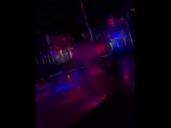 Dancing naked at the club