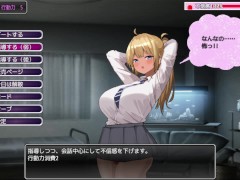 【ギャルJ●をスカウト～完全に堕とすまでタイムリープ～ 実況(体験版)】強気な金髪爆乳黒ギャルに撮影中エッチなおさわりする2Dアニメーションエロゲー。 7/16