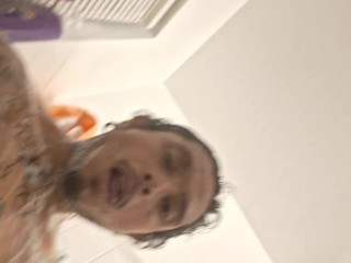 My first Shower Solo🦾👅👅