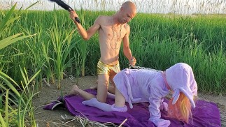 Pokemon Master Tames & Captures Wild Espeon At Beach For Sexual Pleasure