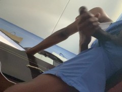 Solo BBC Oiled Up Jerking