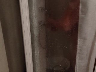 Hot sexy stepsister in village shower. Caught she’s masturbate pussy