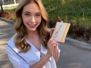 The Tourist was very Hungry and I Fed her Creampie - Loly Nebel