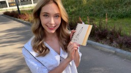 The tourist was very hungry and I fed her creampie - Loly Nebel